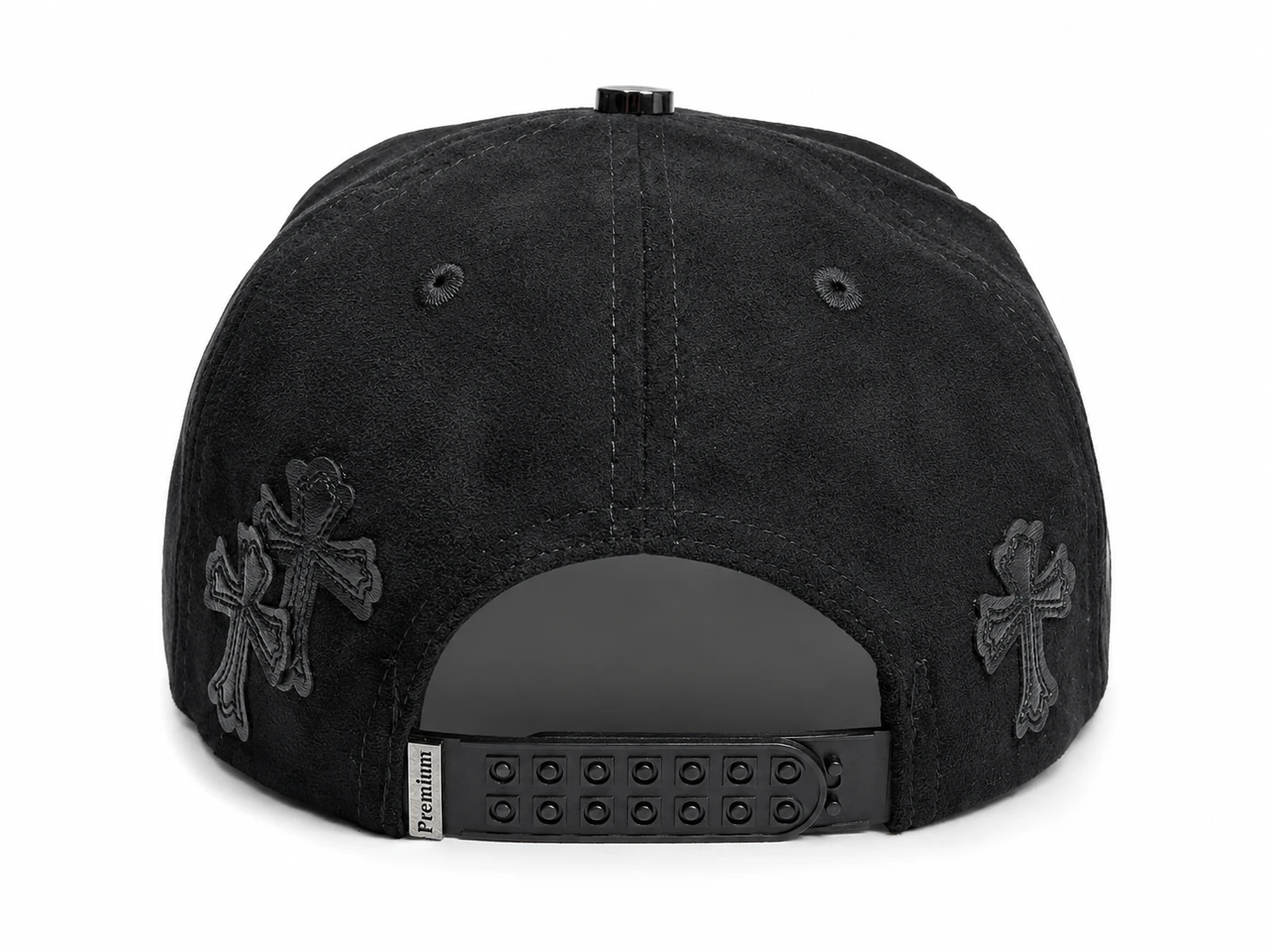 Gorra Cruces Grandes, detalle del bordado