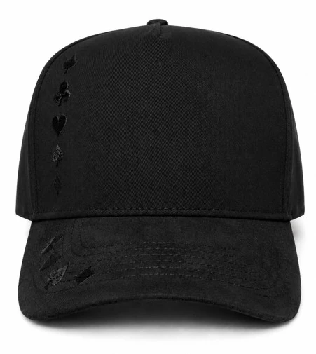 Gorra Bordado de Póker, vista frontal