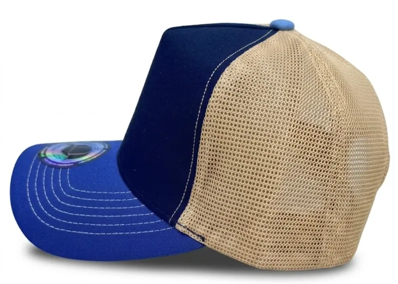 Gorra Trucker azul/azul, vista lateral